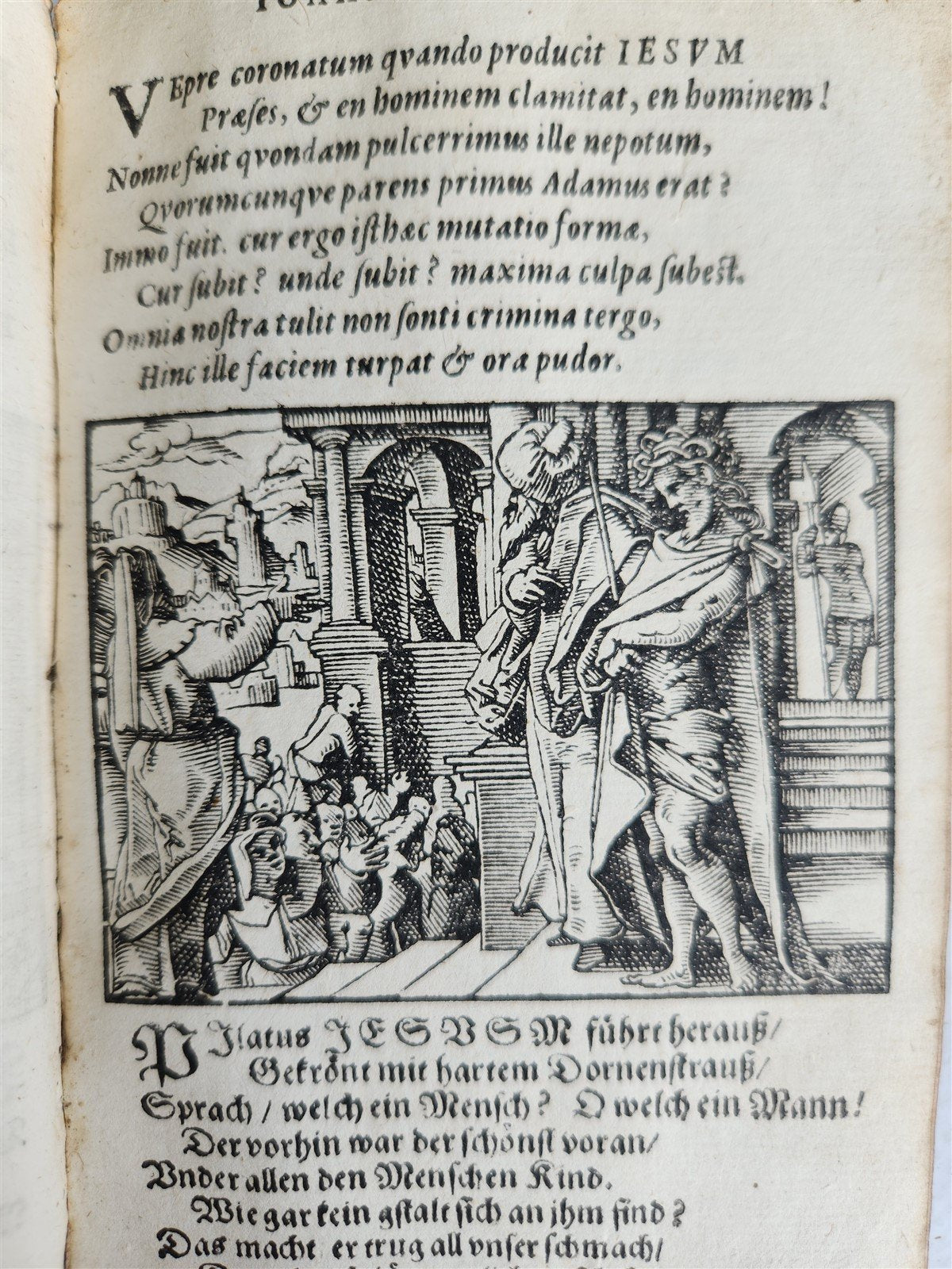 1625 BIBLE SCENES by TOBIAS STIMMER antique ILLUSTRATED w/ OVER 300 ENGRAVINGS
