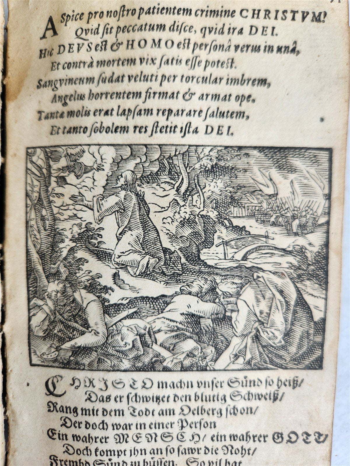 1625 BIBLE SCENES by TOBIAS STIMMER antique ILLUSTRATED w/ OVER 300 ENGRAVINGS