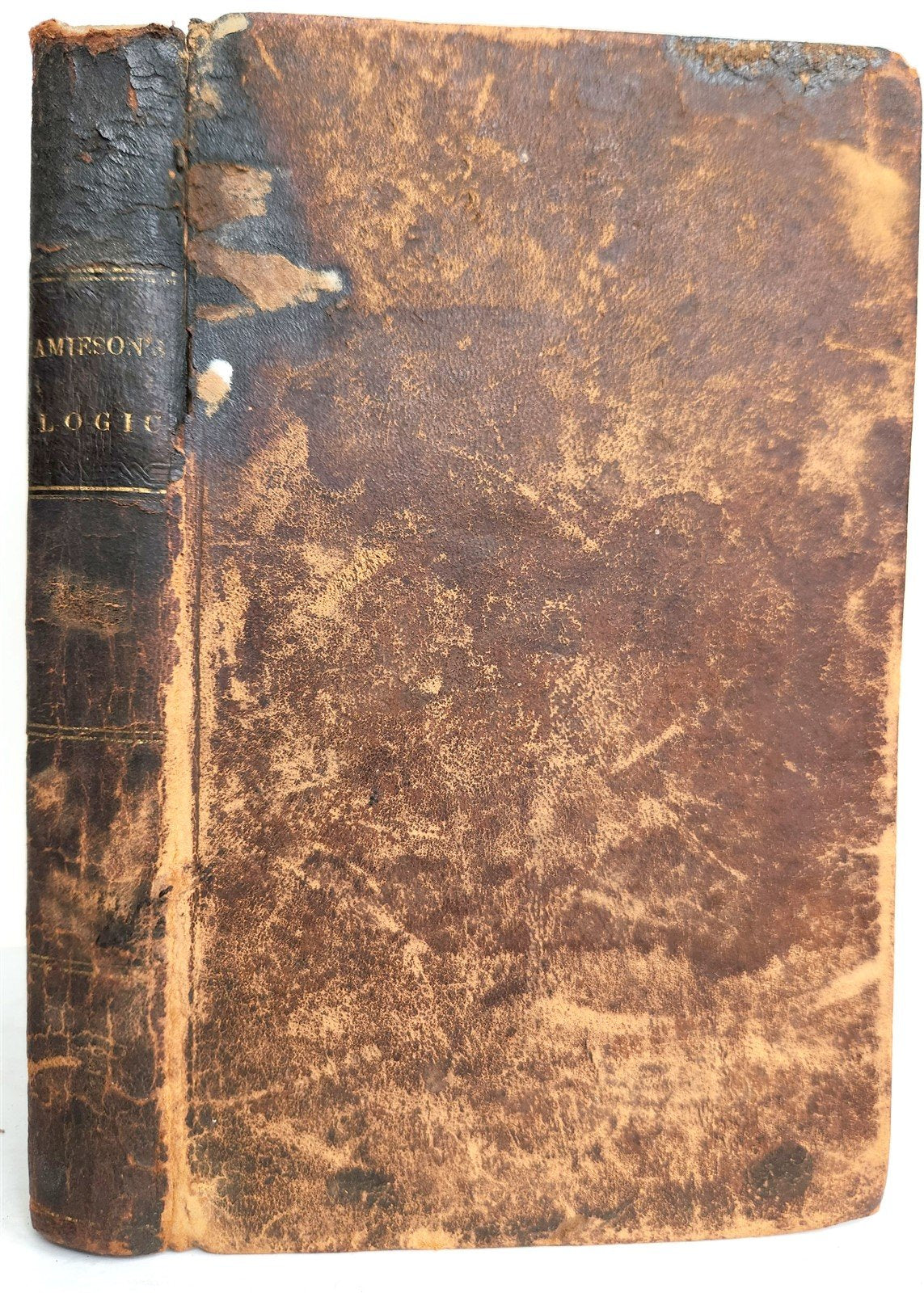 1822 GRAMMAR of LOGIC & INTELLECTUAL PHILOSOPHY antique AMERICANA