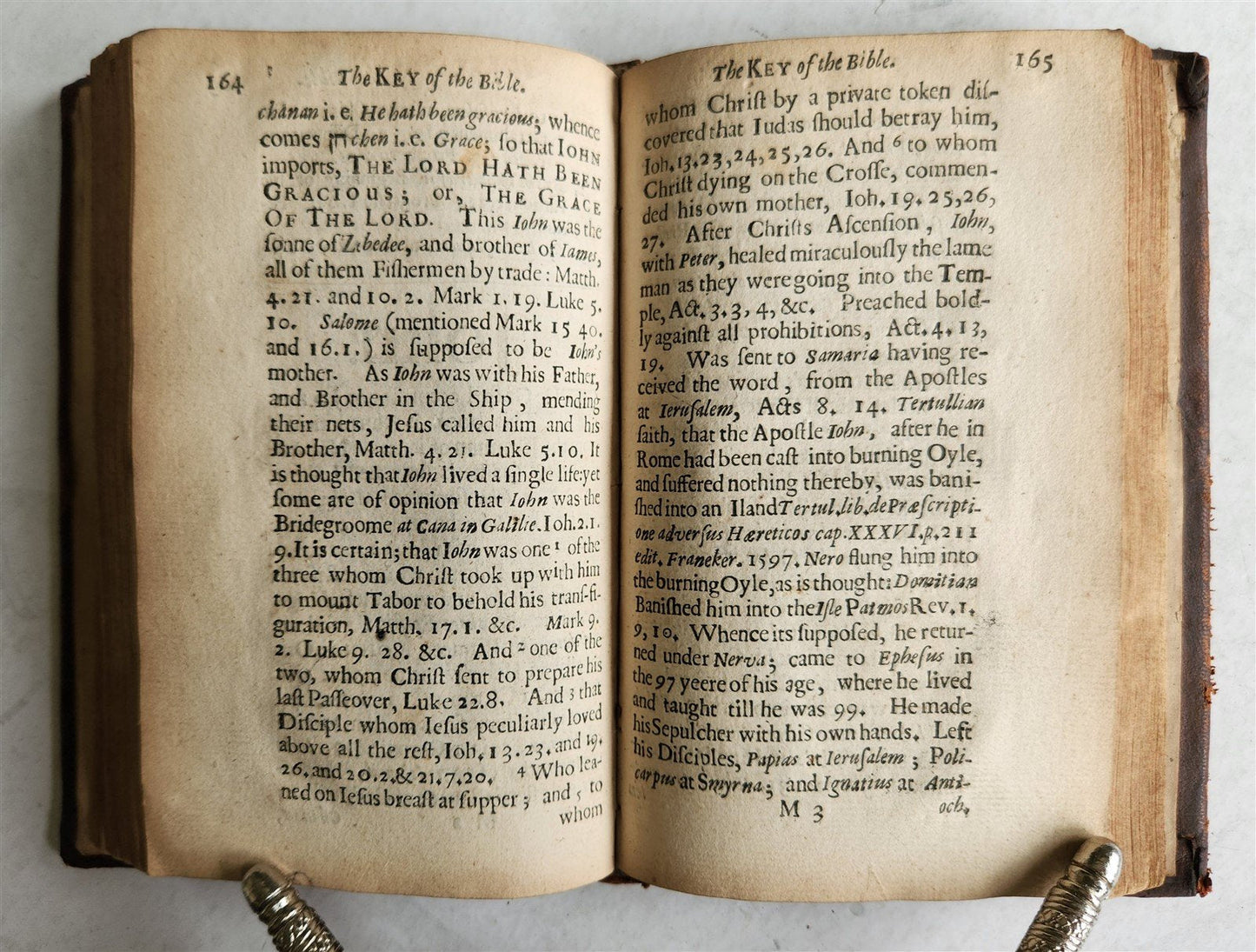 1648 Key of the Bible unlocking richest Treasury of Holy Scriptures antique