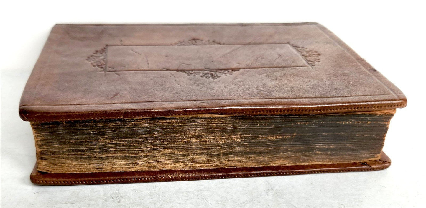 1660 BIBLE in ENGLISH antique OLD & NEW TESTAMENT by Henry Hill & John Field