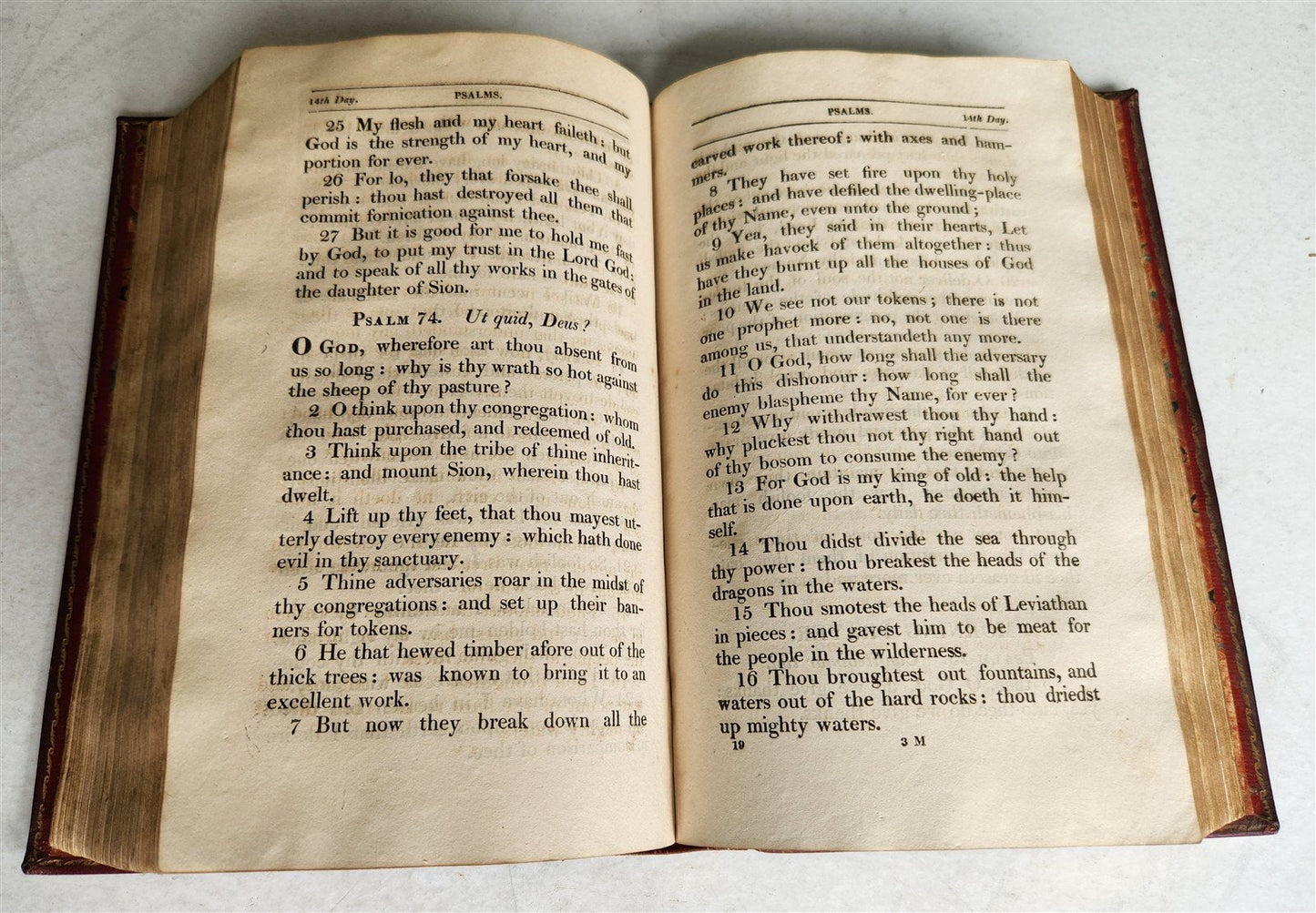 1818 BOOK of COMMON PRAYER antique ORIGINAL BEAUTIFUL BINDING illustrated