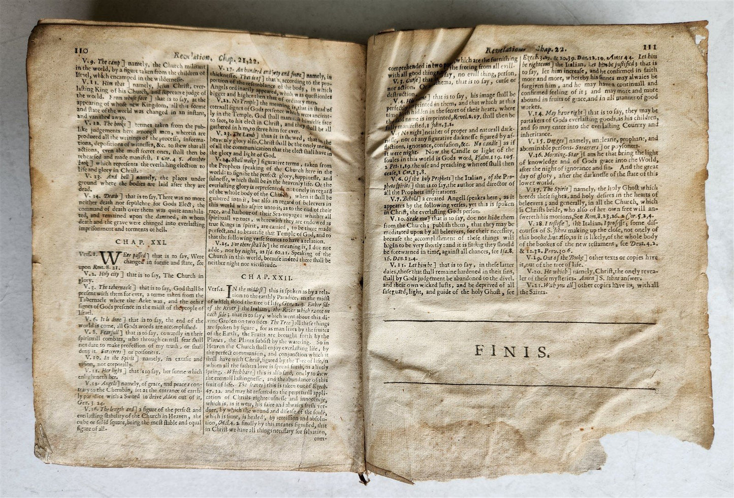 1643 Pious Annotations upon Holy Bible in ENGLISH by Giovanni Diodati antique