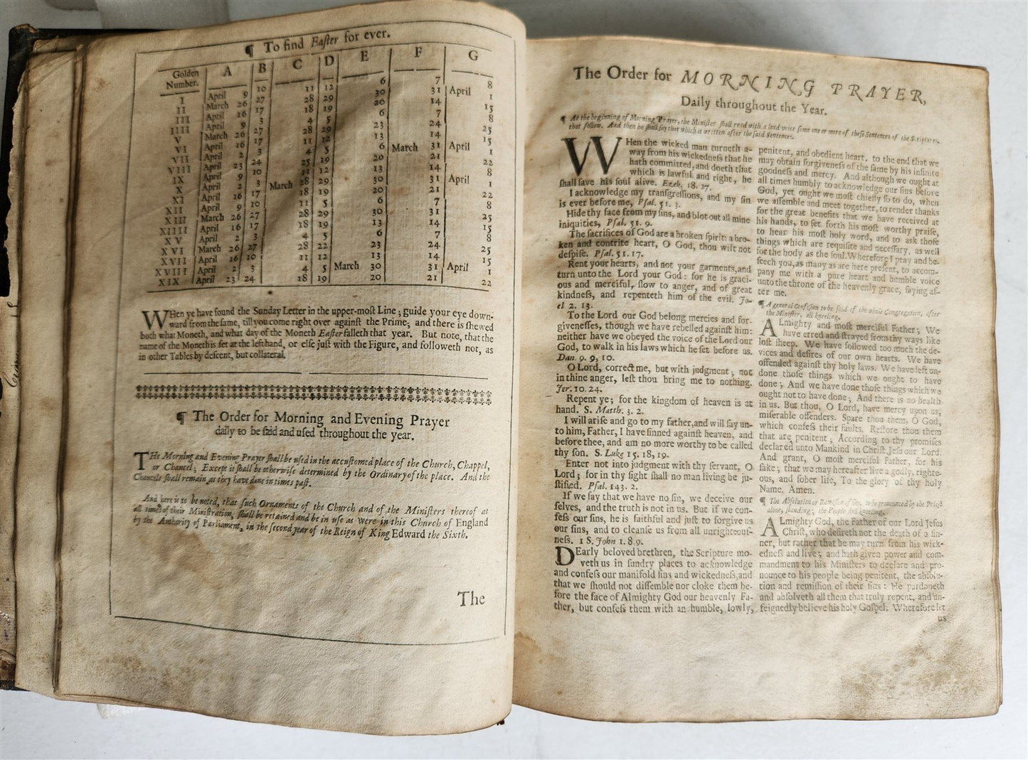 1697 BIBLE in ENGLISH antique OLD & NEW TESTAMENT by the University Printers