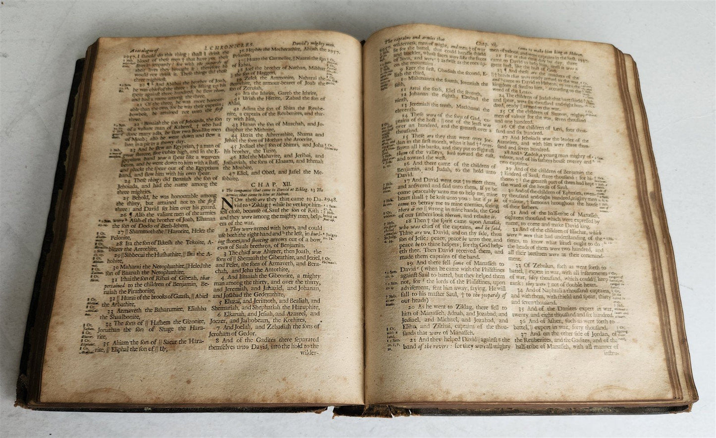 1697 BIBLE in ENGLISH antique OLD & NEW TESTAMENT by the University Printers