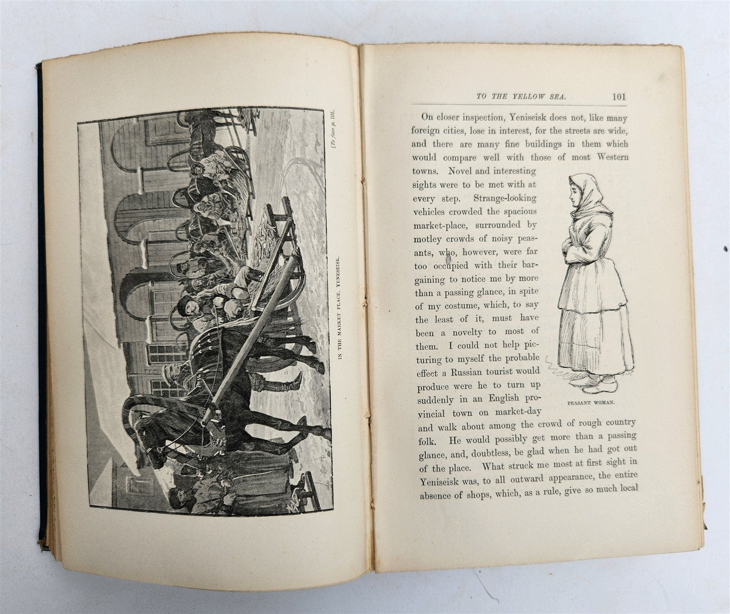 1892 FROM ARCTIC OCEAN to YELLOW SEA antique Siberia Mongolia China ILLUSTRATED