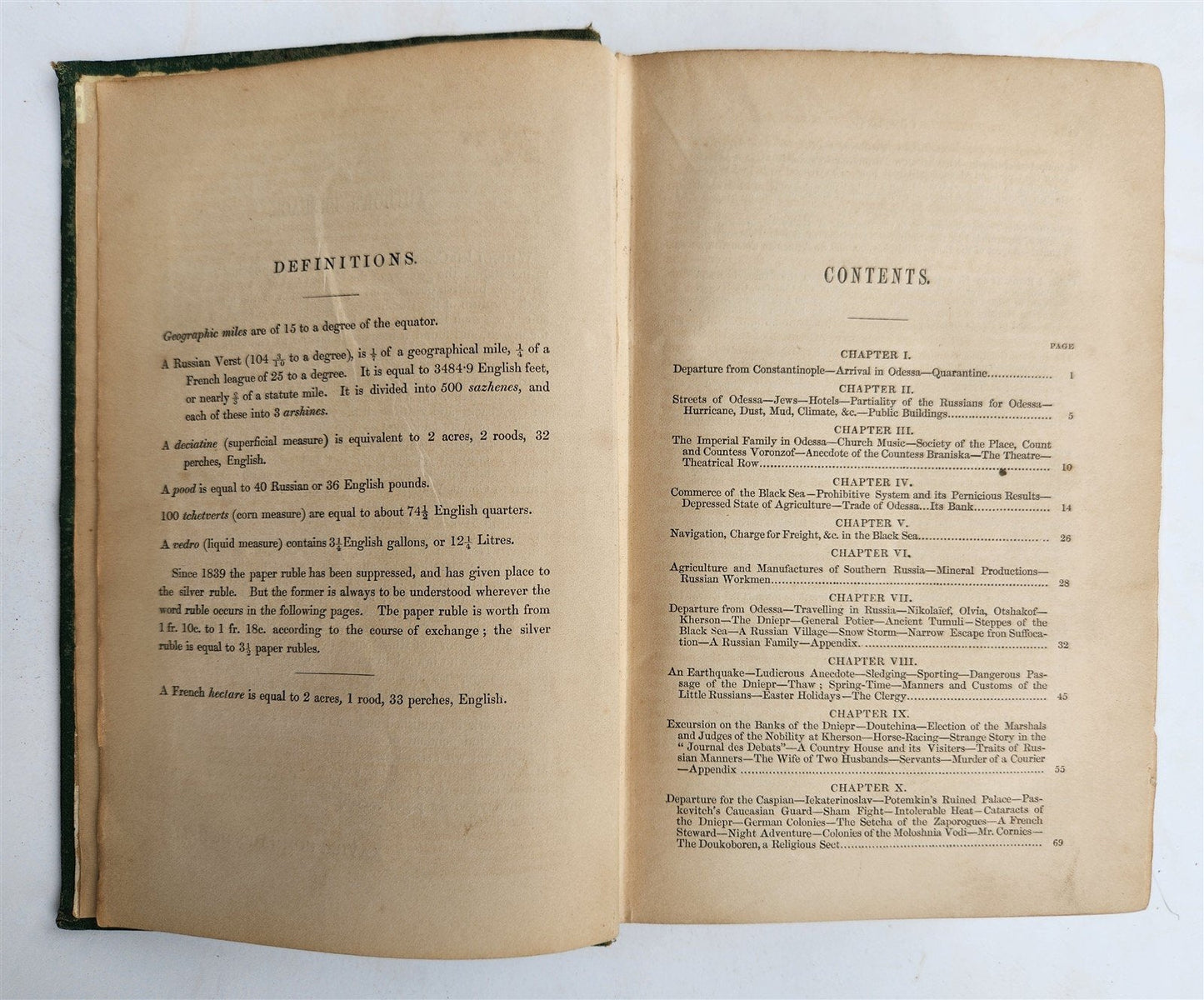 1848 TRAVELS to CASPIAN SEA CRIMEA & CAUCASUS by Xavier de Hell antique RUSSIA