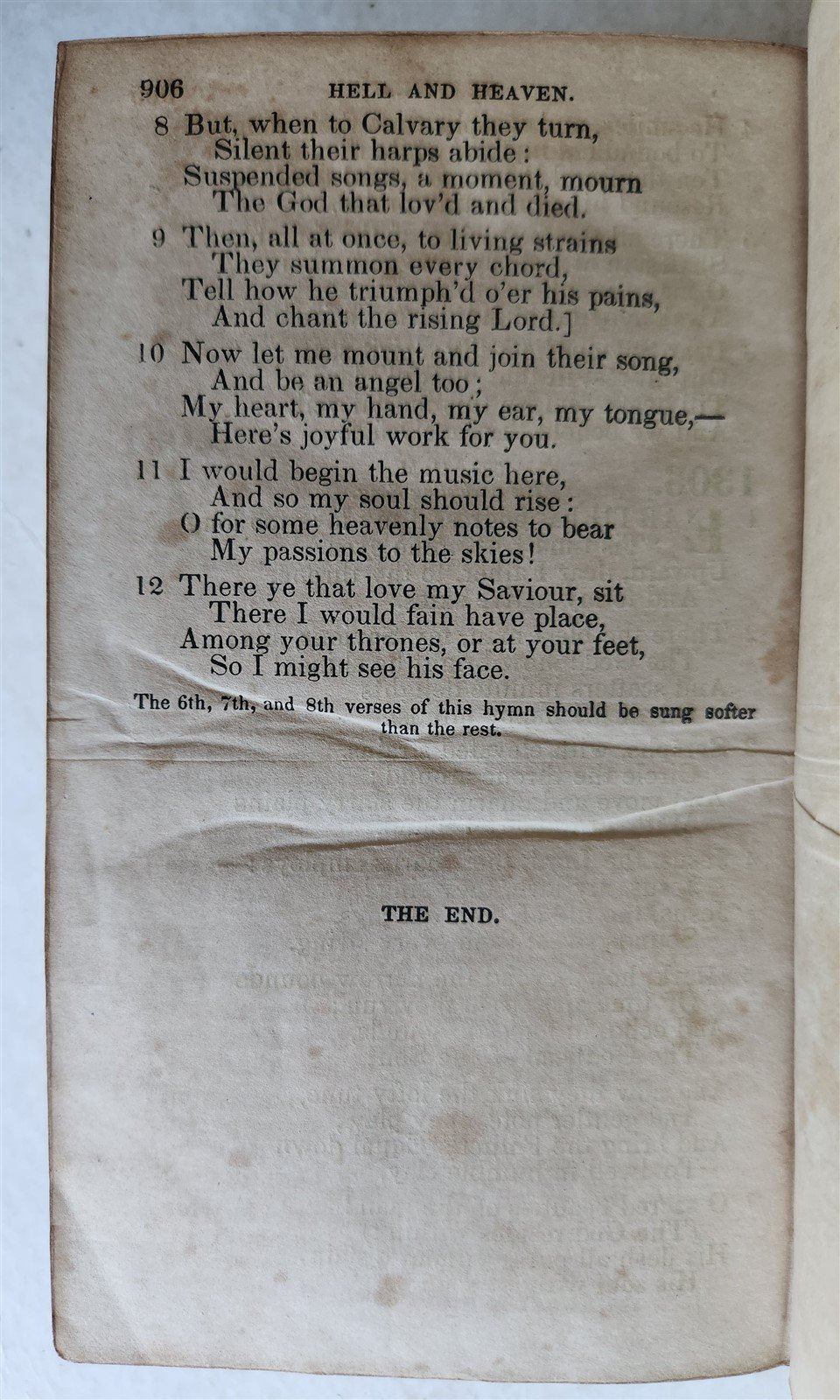 1836 PSALMS & HYMNS of Dr. WATTS antique Philadelphia