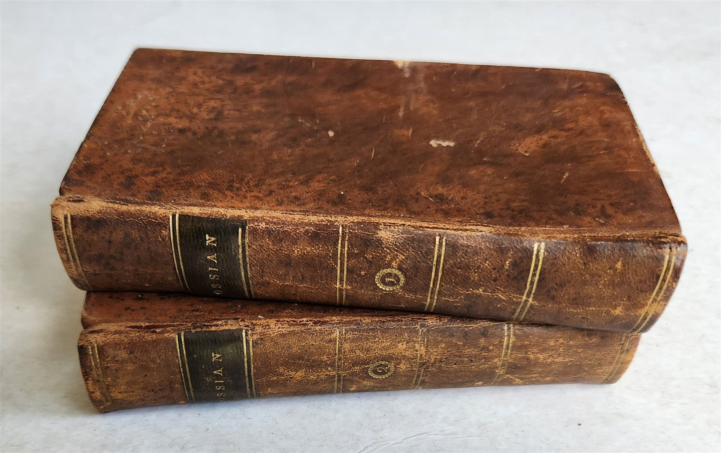 1815 A NEW and COMPLETE EDITION of OSSIAN'S POEMS 2 VOLUMES antique