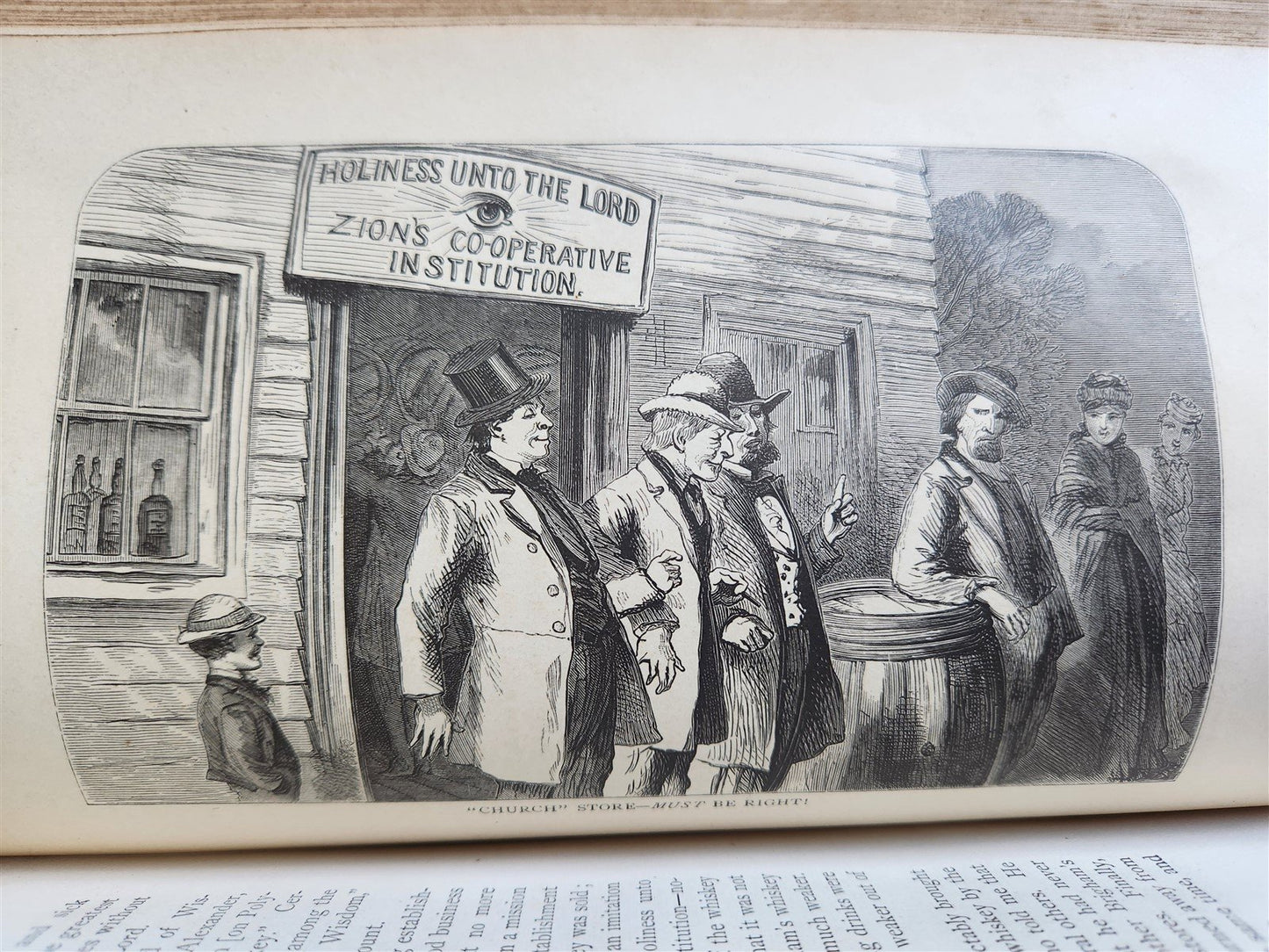 1877 Tell it all story of a life's experience in MORMONISM antique ILLUSTRATED