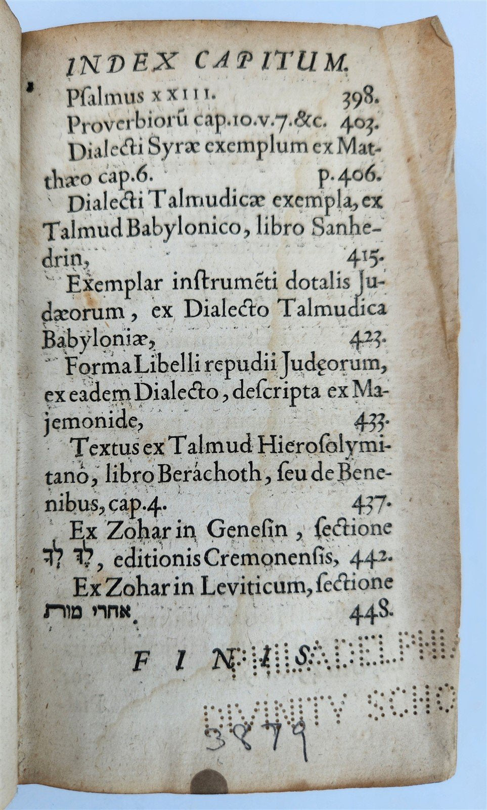1650 Grammaticae Chaldaicae et Syriacæ by BUXTORF antique Judaica VELLUM BOUND