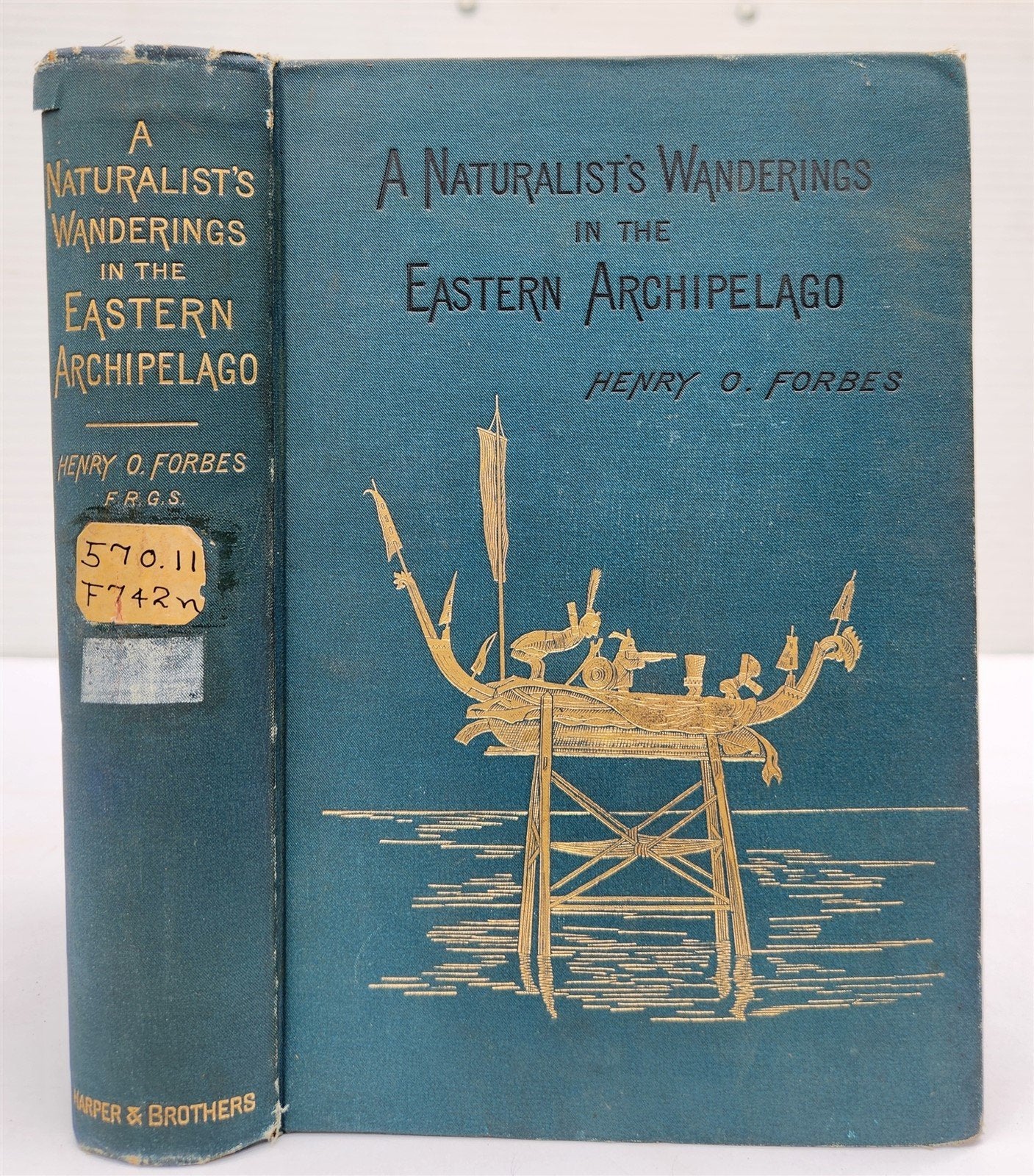 1885 Naturalist's Wanderings in the Eastern Archipelago antique Java Sumatra