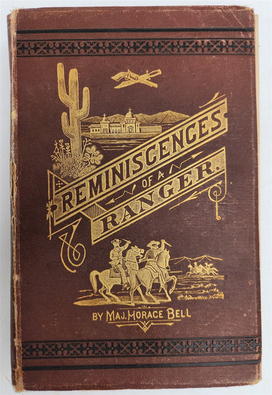 1881 Reminiscences of a Ranger or, Early Times in Southern California antique