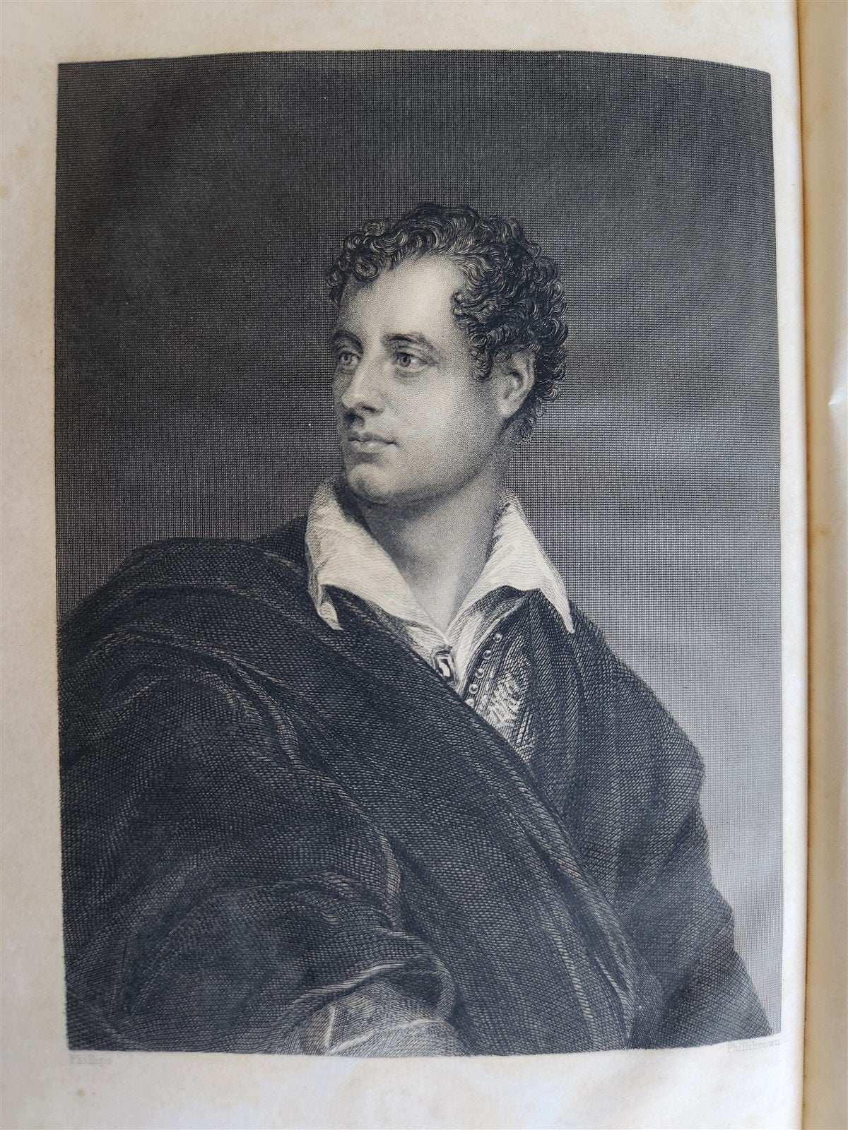 1869 POETICAL WORKS of LORD BYRON antique ILLUSTRATED printed in Boston
