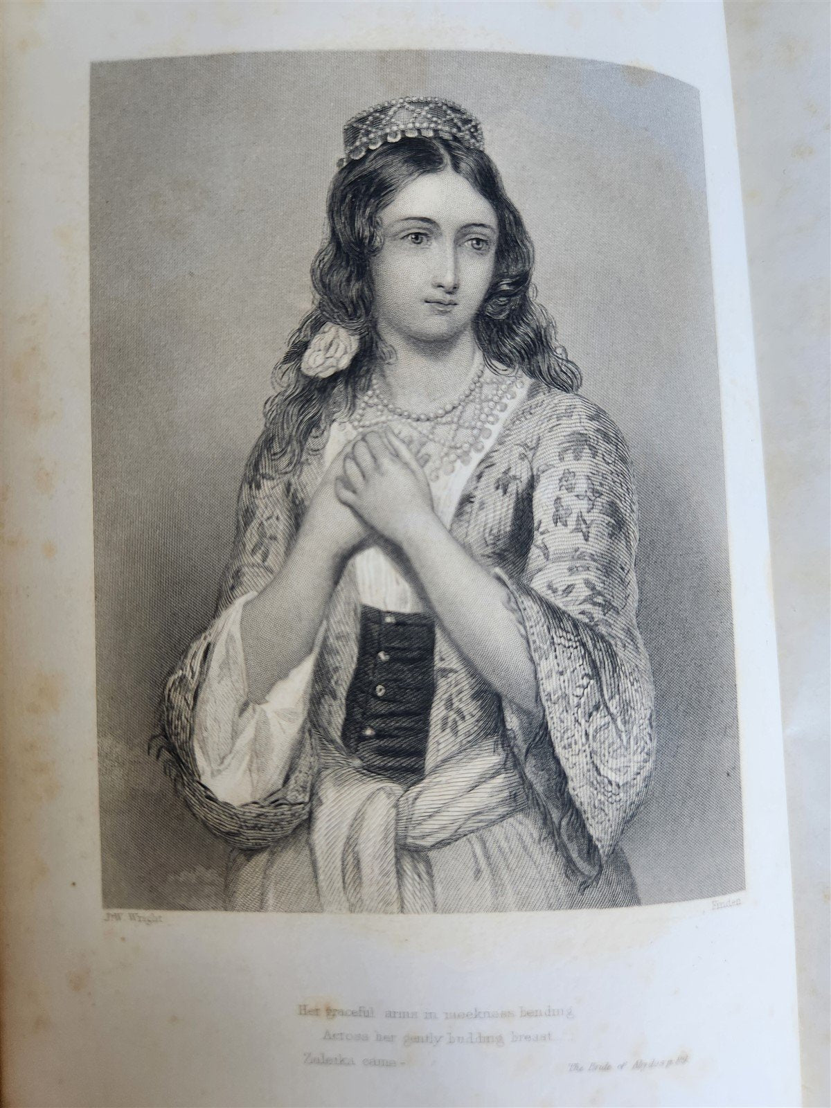 1869 POETICAL WORKS of LORD BYRON antique ILLUSTRATED printed in Boston