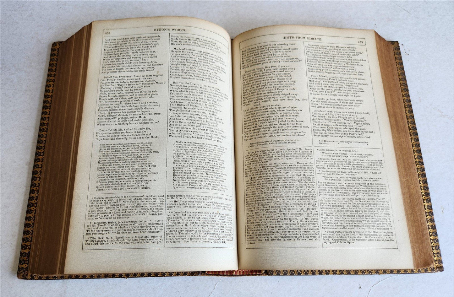 1869 POETICAL WORKS of LORD BYRON antique ILLUSTRATED printed in Boston