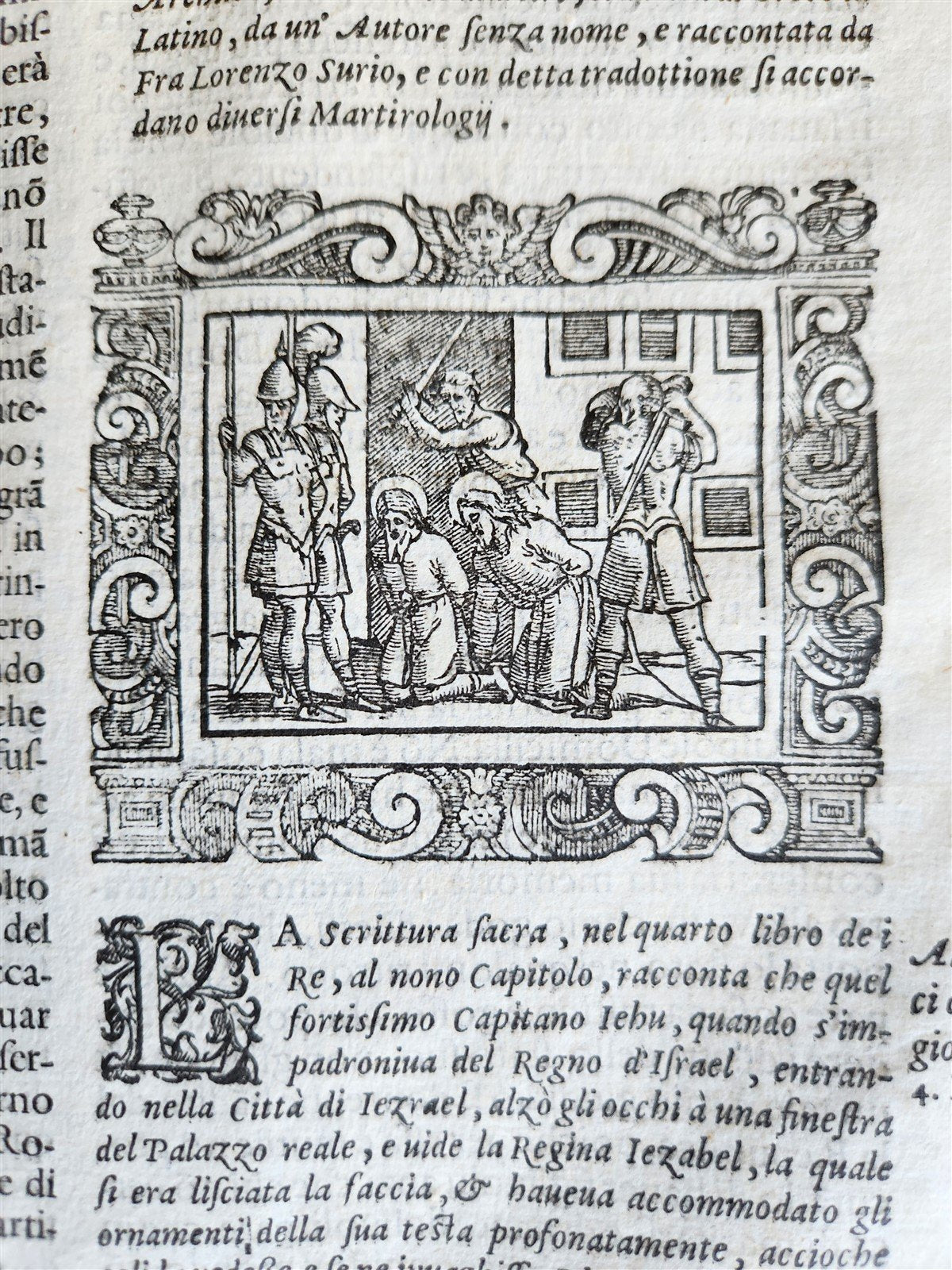 1591 ICONOGRAPHY 300 woodcuts LIFE of CHRIST & SAINTS antique in ITALIAN folio
