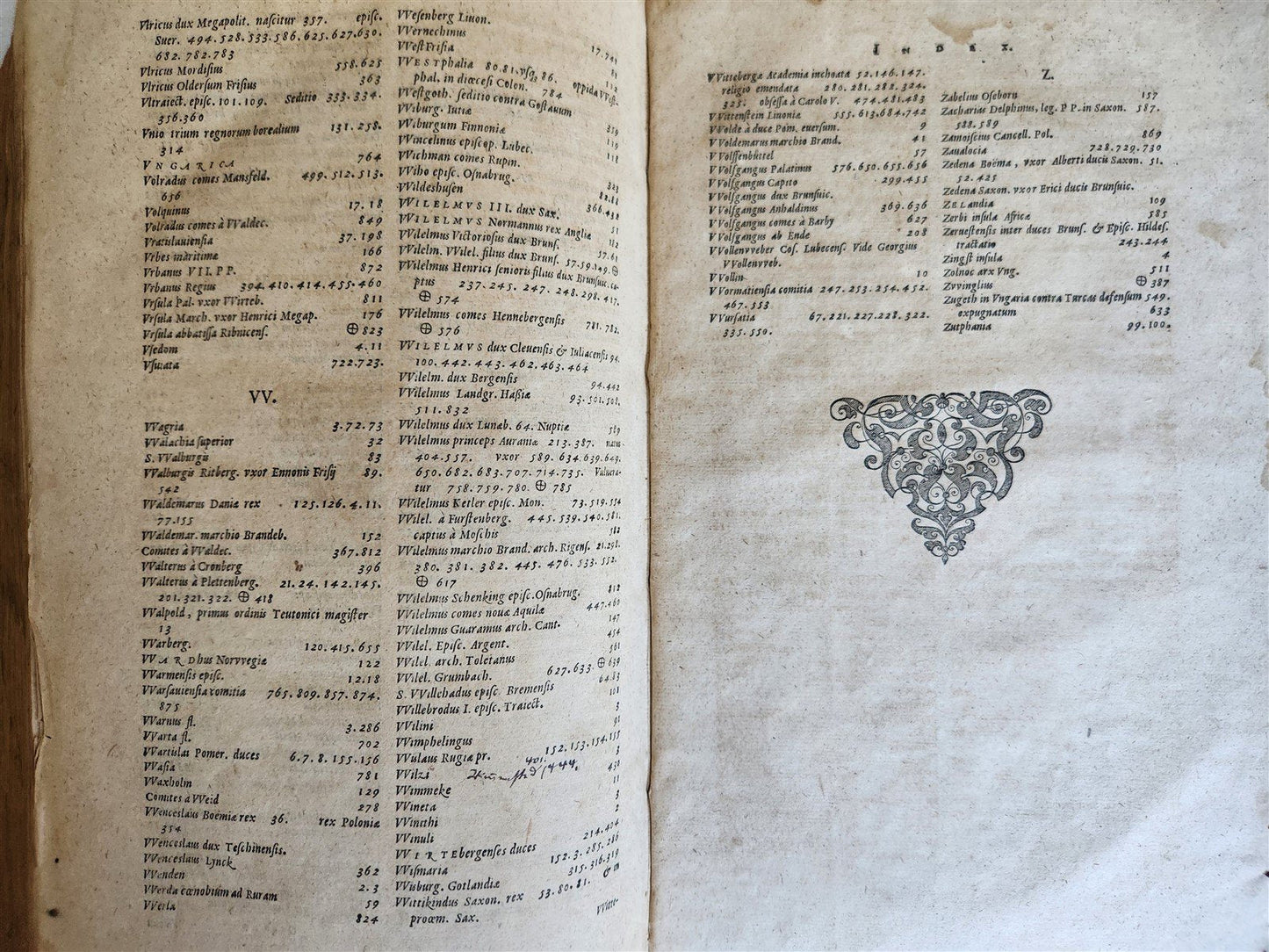 1593 SAXONIA GERMAN 15th & 16th CENTURY HISTORY antique VELLUM BOUND FOLIO