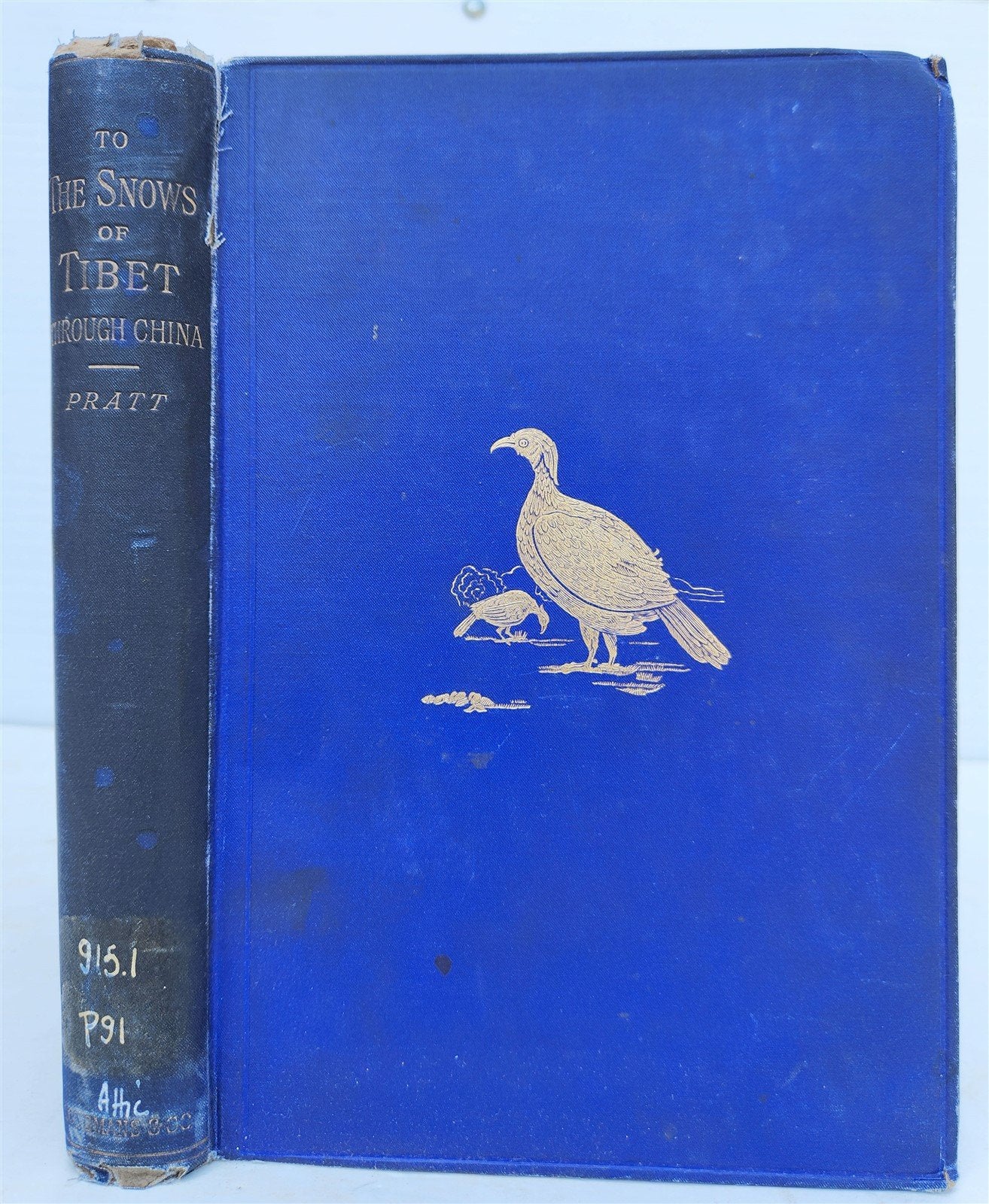 1892 SNOWS of TIBET THROUGH CHINA by A.E. Pratt antique ILLUSTRATED w/ map