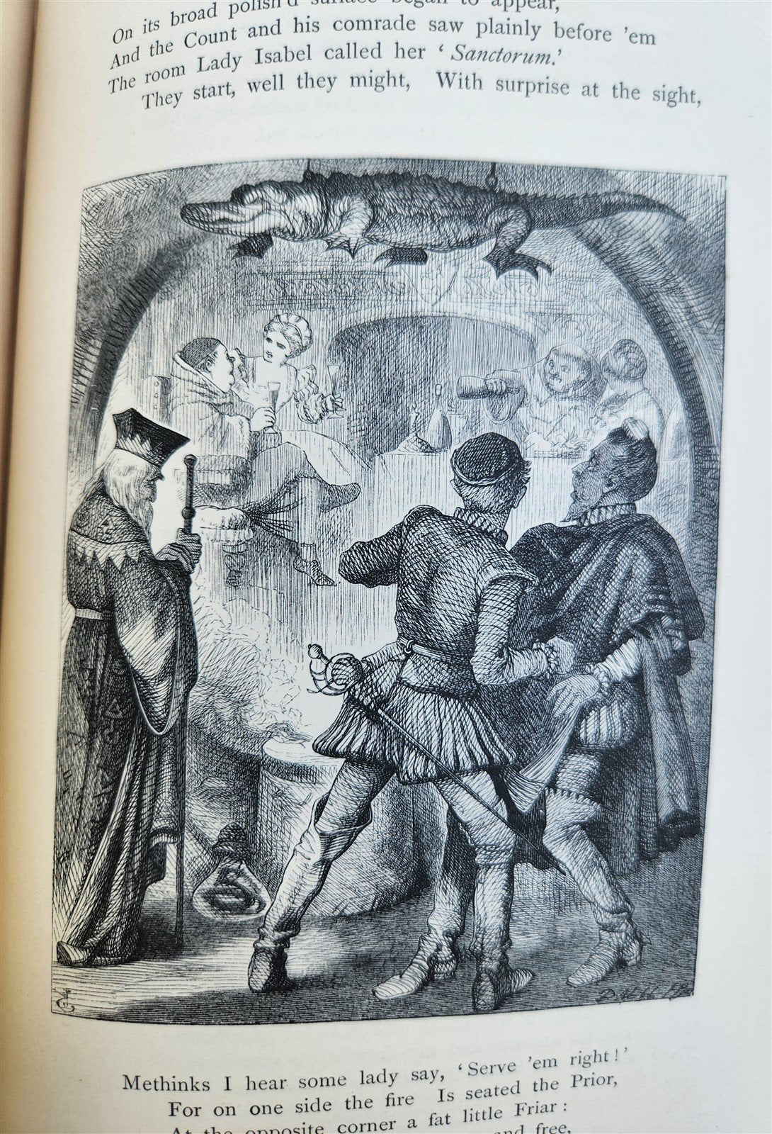 1879 INGOLSBY LEGENDS antique ILLUSTRATED by G. Cruikshank John Leech & Tenniel