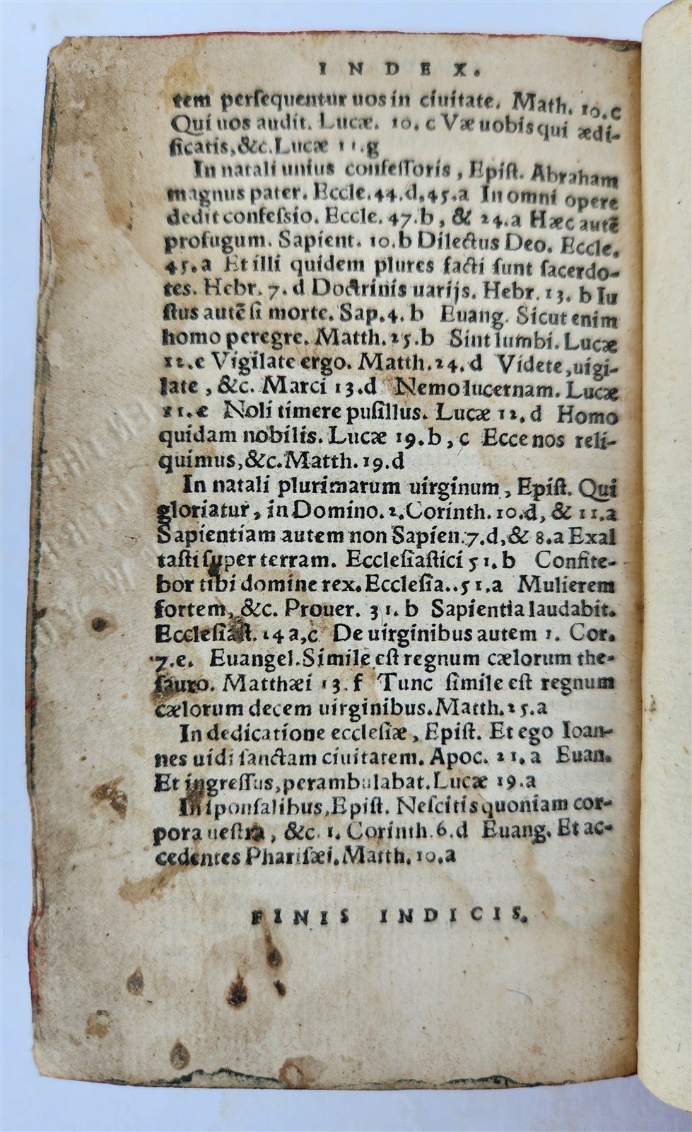 1549 BIBLE in LATIN ILLUSTRATED w/ 108 WOODCUTS antique RARE pocket size