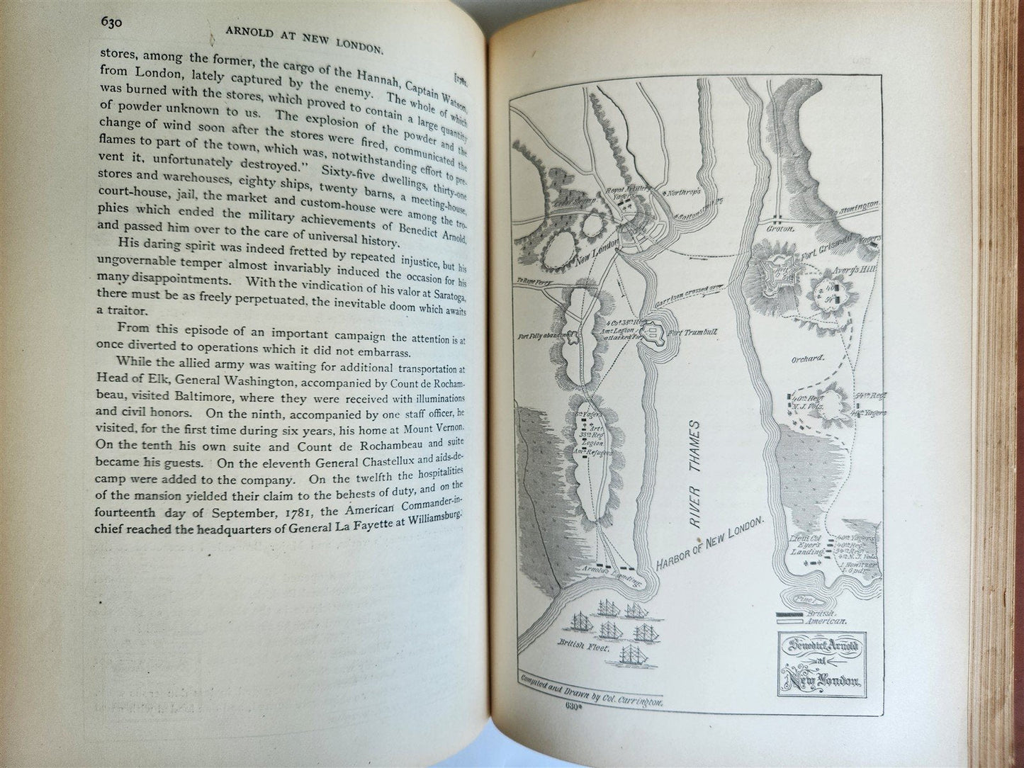 1876 BATTLES of AMERICAN REVOLUTION antique Henry Carrington ILLUSTRATED w/MAPS
