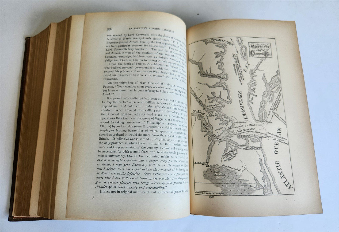 1876 BATTLES of AMERICAN REVOLUTION antique Henry Carrington ILLUSTRATED w/MAPS
