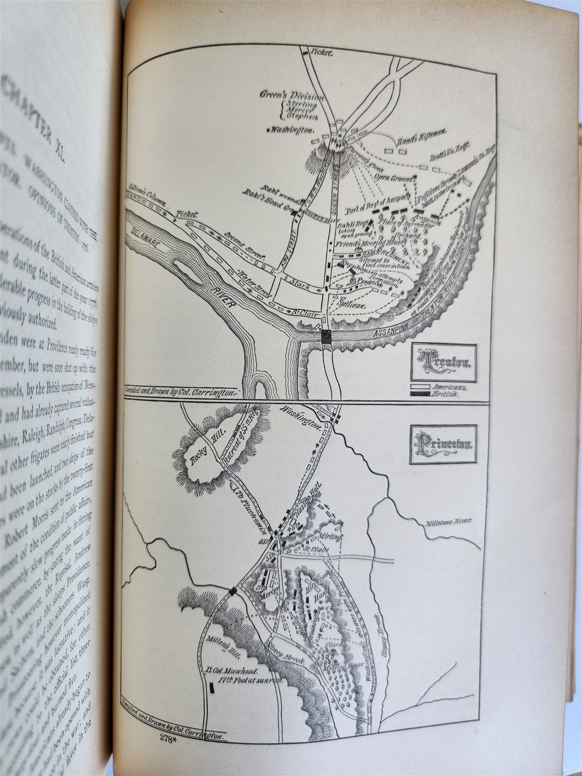 1876 BATTLES of AMERICAN REVOLUTION antique Henry Carrington ILLUSTRATED w/MAPS