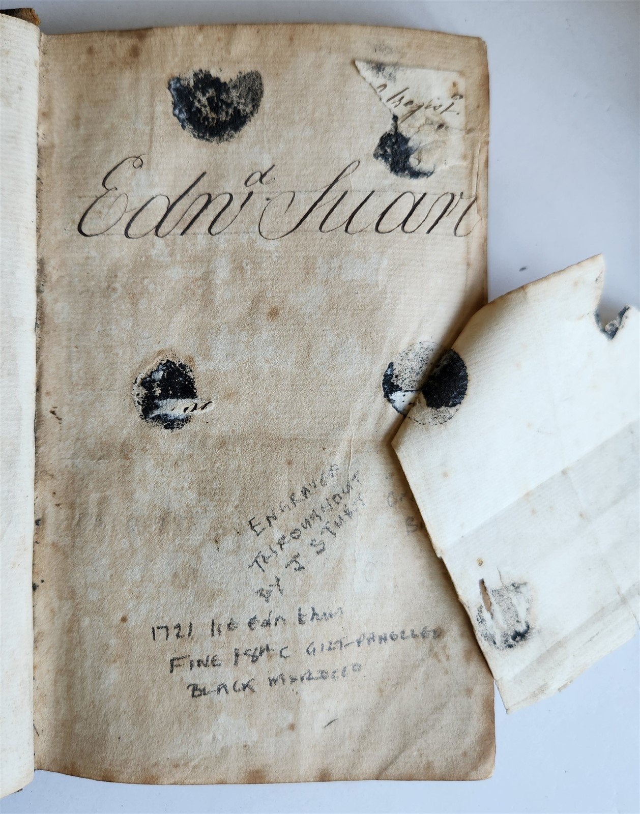 1721 ORTHODOX COMMUNICANT in ENGLISH w/ 82 ENGRAVINGS antique ORIGINAL BINDING