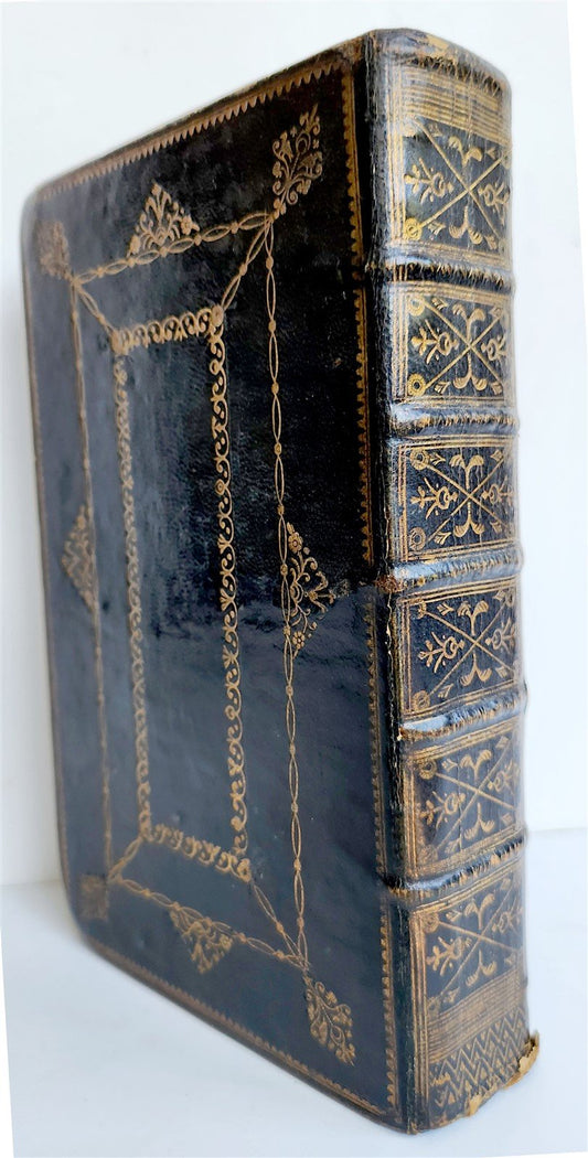 1758 BOOK of COMMON PRAYER & PSALMS of DAVID antique ORIGINAL BINDING