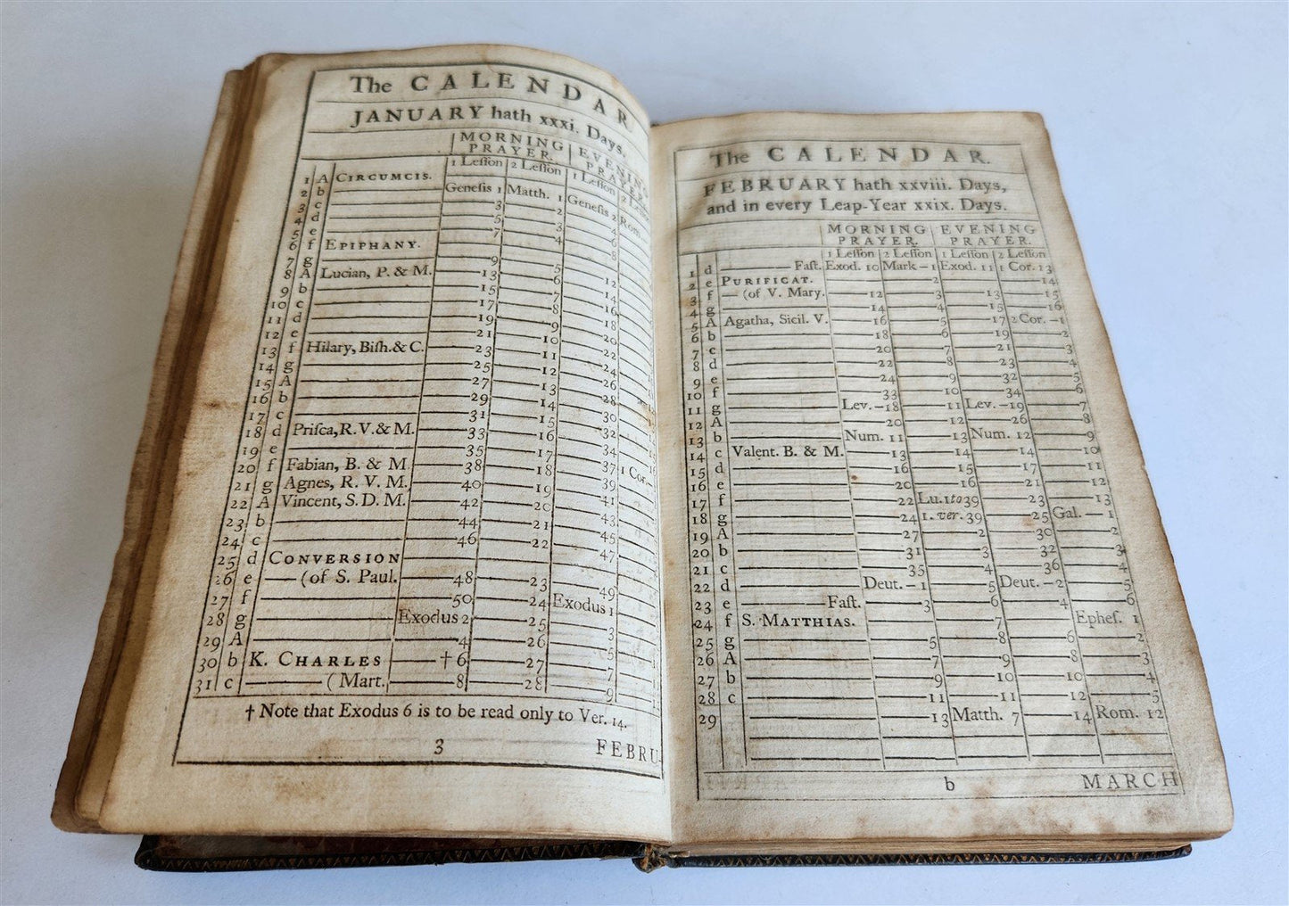 1758 BOOK of COMMON PRAYER & PSALMS of DAVID antique ORIGINAL BINDING