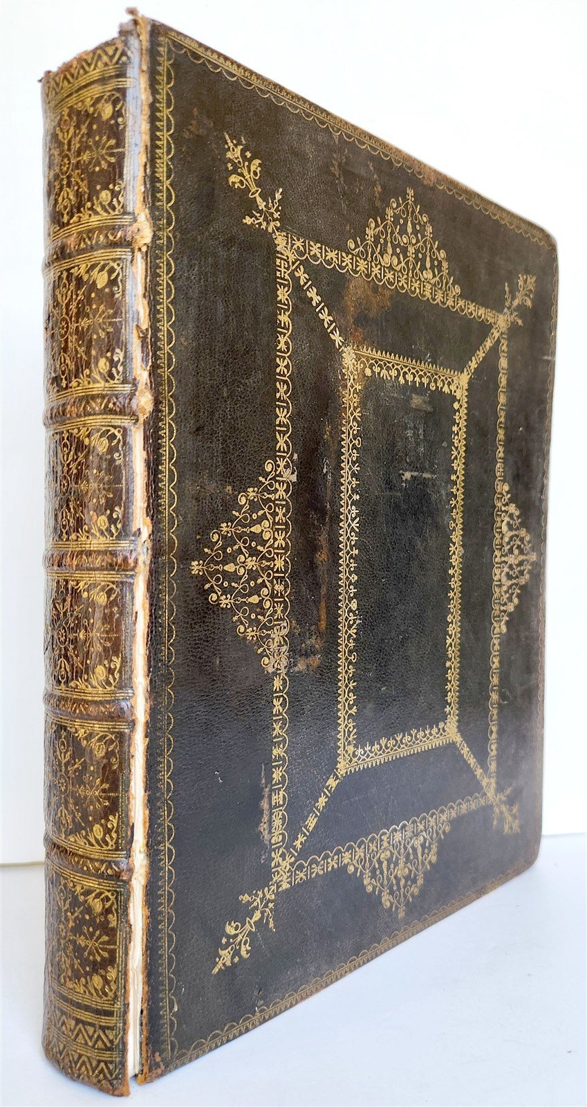 1754 BOOK of COMMON PRAYER & PSALMS of DAVID antique ORIGINAL BINDING