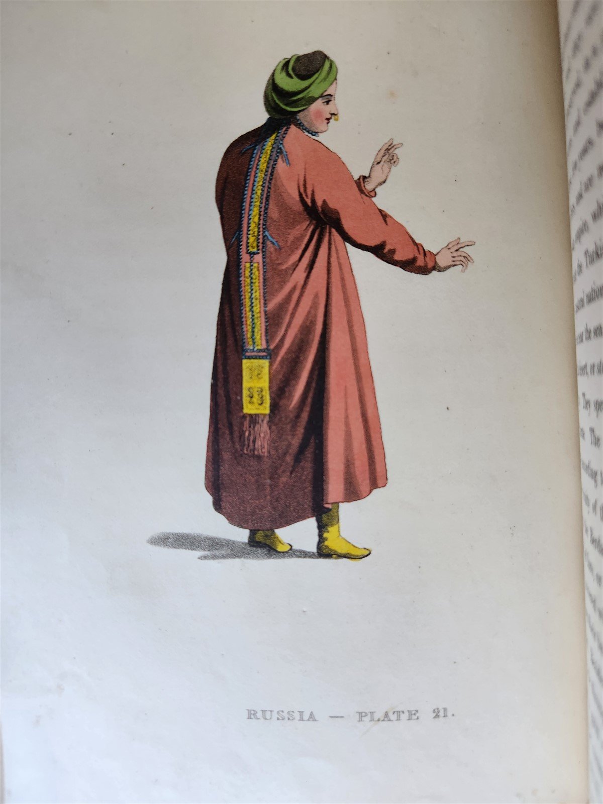 1814 PICTURESQUE REPRESENTATIONS DRESS & MANNERS of RUSSIANS antique 64 PLATES