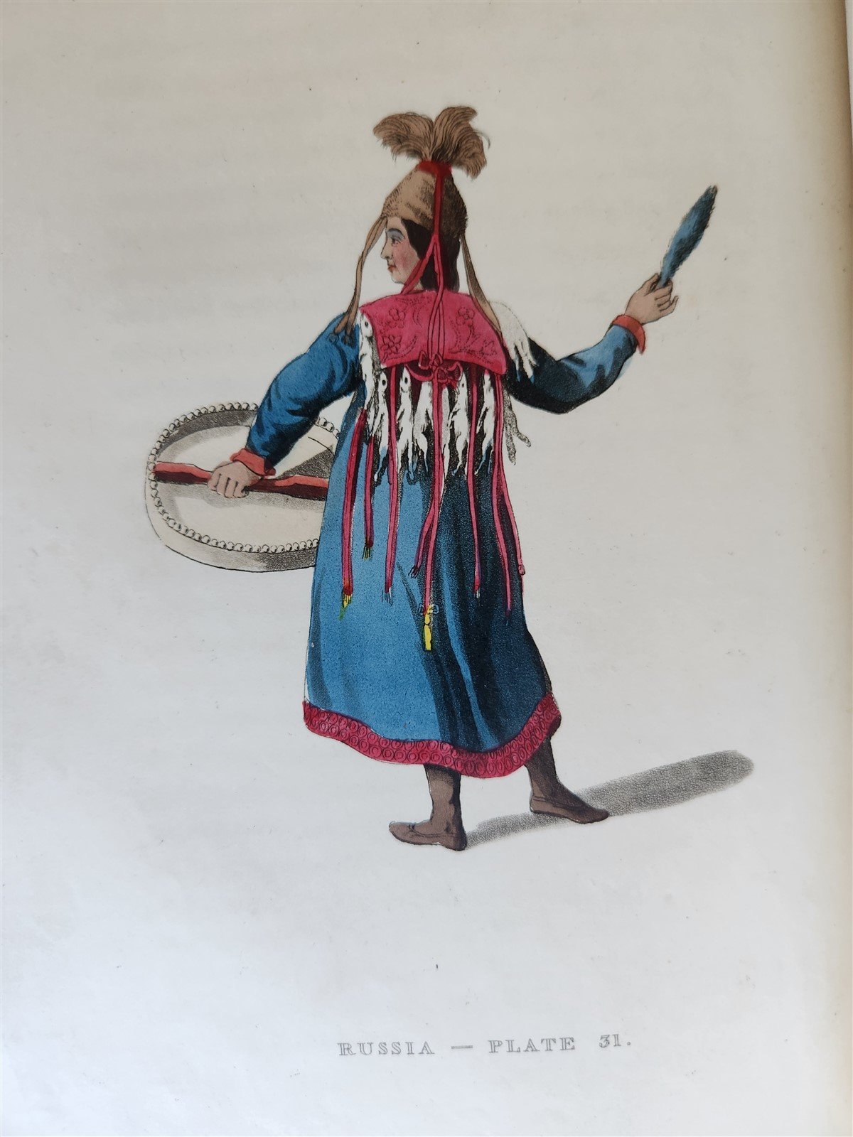 1814 PICTURESQUE REPRESENTATIONS DRESS & MANNERS of RUSSIANS antique 64 PLATES