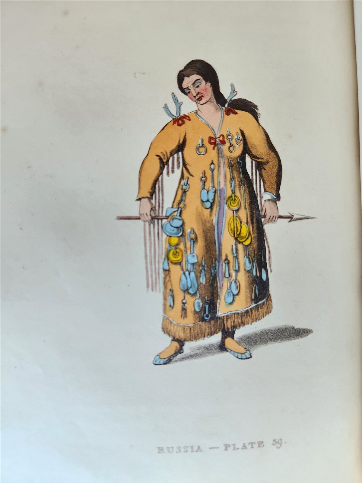 1814 PICTURESQUE REPRESENTATIONS DRESS & MANNERS of RUSSIANS antique 64 PLATES