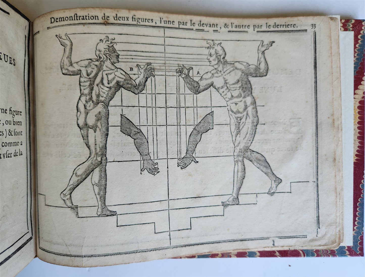 1676 DRAWING BOOK by Jean Cousin antique ILLUSTRATED w/ 33 MAGNIFICENT WOODCUTS