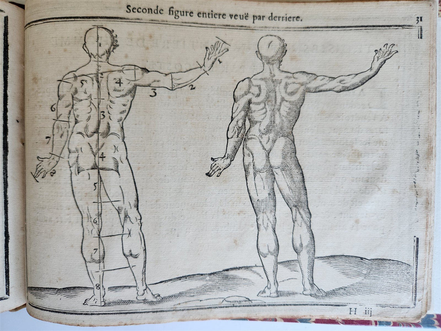 1676 DRAWING BOOK by Jean Cousin antique ILLUSTRATED w/ 33 MAGNIFICENT WOODCUTS