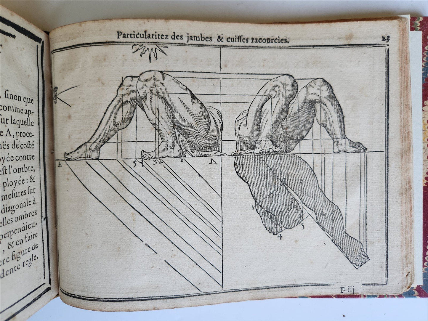 1676 DRAWING BOOK by Jean Cousin antique ILLUSTRATED w/ 33 MAGNIFICENT WOODCUTS