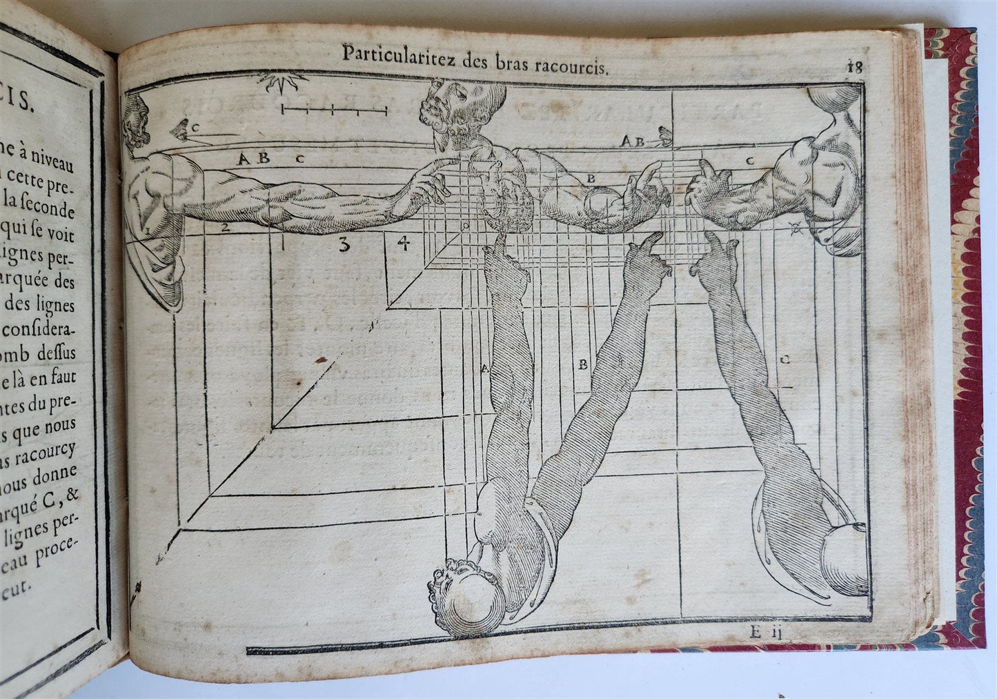 1676 DRAWING BOOK by Jean Cousin antique ILLUSTRATED w/ 33 MAGNIFICENT WOODCUTS