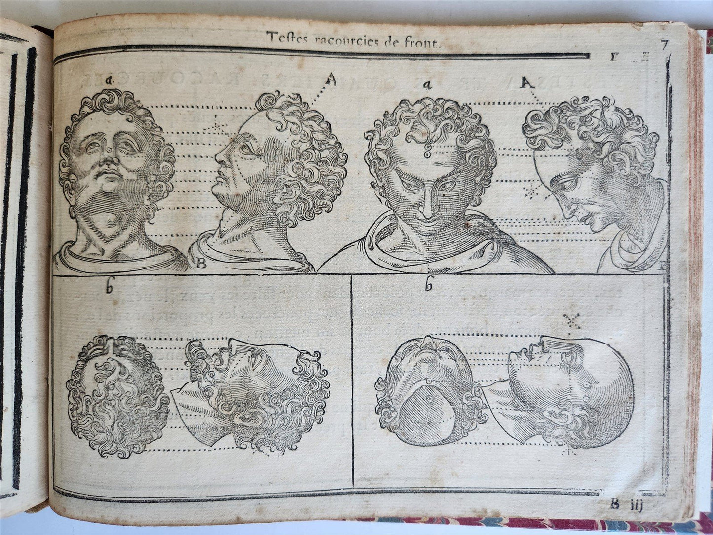 1676 DRAWING BOOK by Jean Cousin antique ILLUSTRATED w/ 33 MAGNIFICENT WOODCUTS