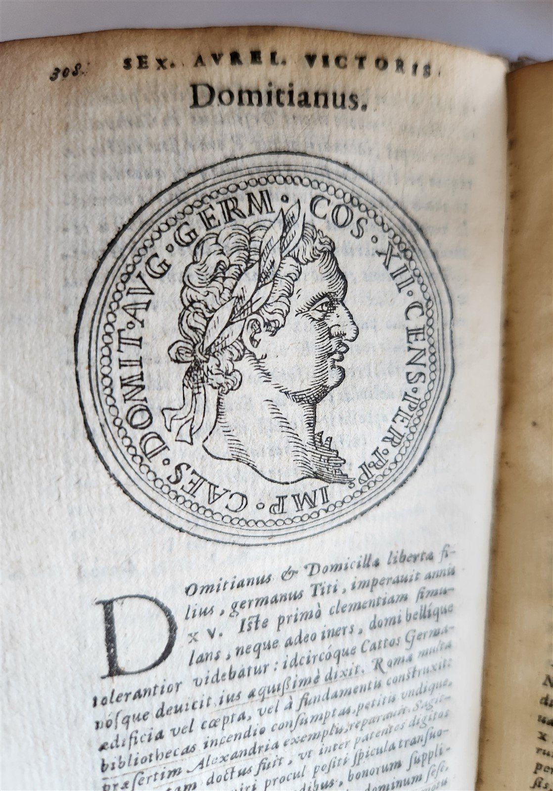 1568 HISTORY by POMPEY TROGUE antique ILLUSTRATED w/ ROMAN EMPERORS PORTRAITS