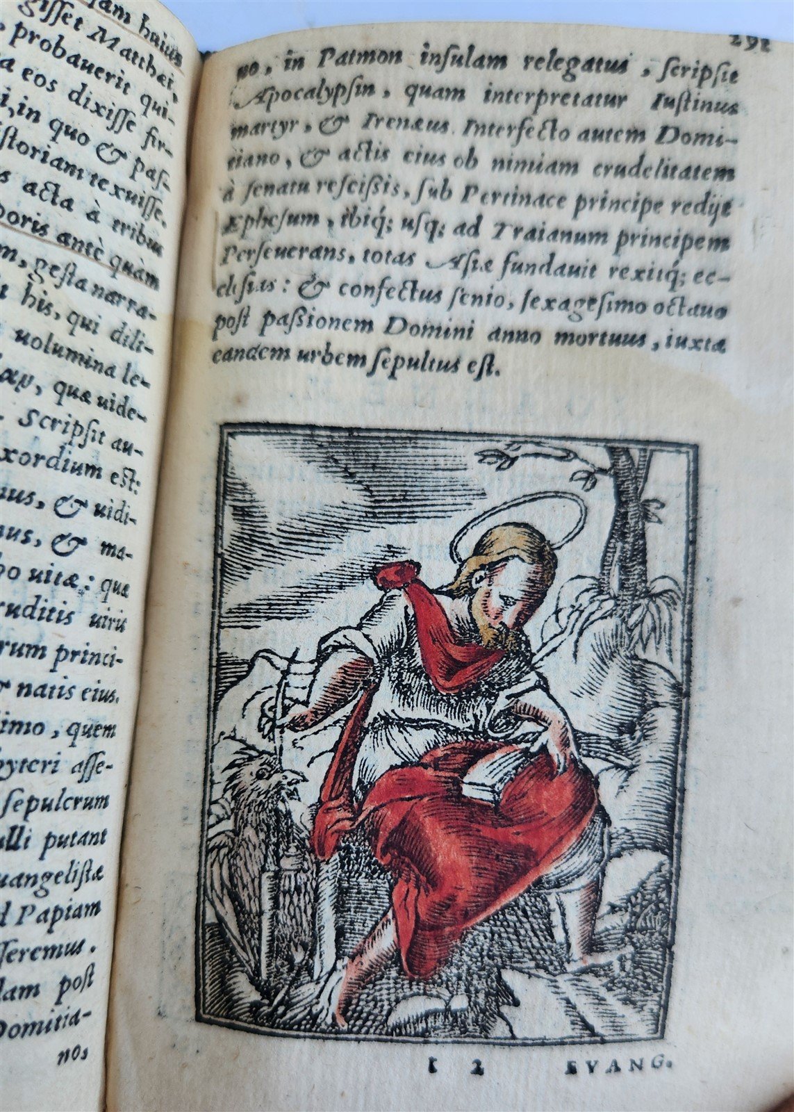 1551 BIBLE in LATIN ILLUSTRATED w/ 108 WOODCUTS antique RARE pocket size VELLUM
