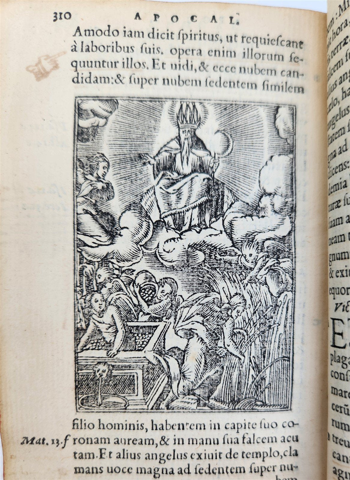 1557 BIBLE in LATIN FULLY ILLUSTRATED antique RARE pocket size NEW TESTAMENT
