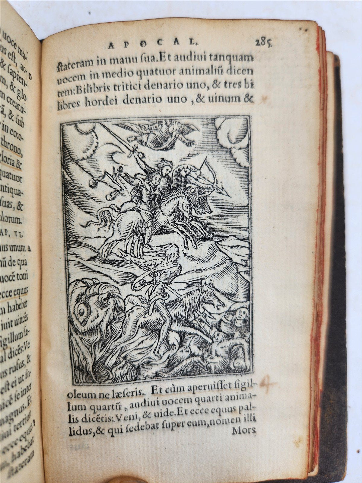 1557 BIBLE in LATIN FULLY ILLUSTRATED antique RARE pocket size NEW TESTAMENT