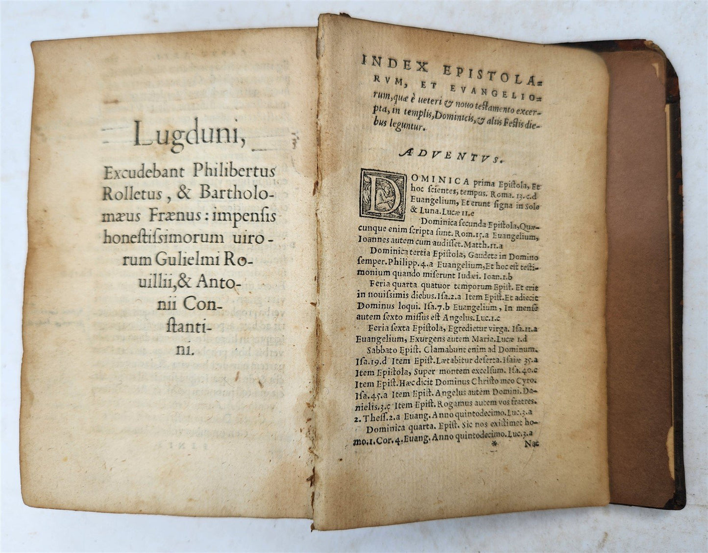 1548 BIBLE in LATIN FULLY ILLUSTRATED antique RARE pocket size NEW TESTAMENT