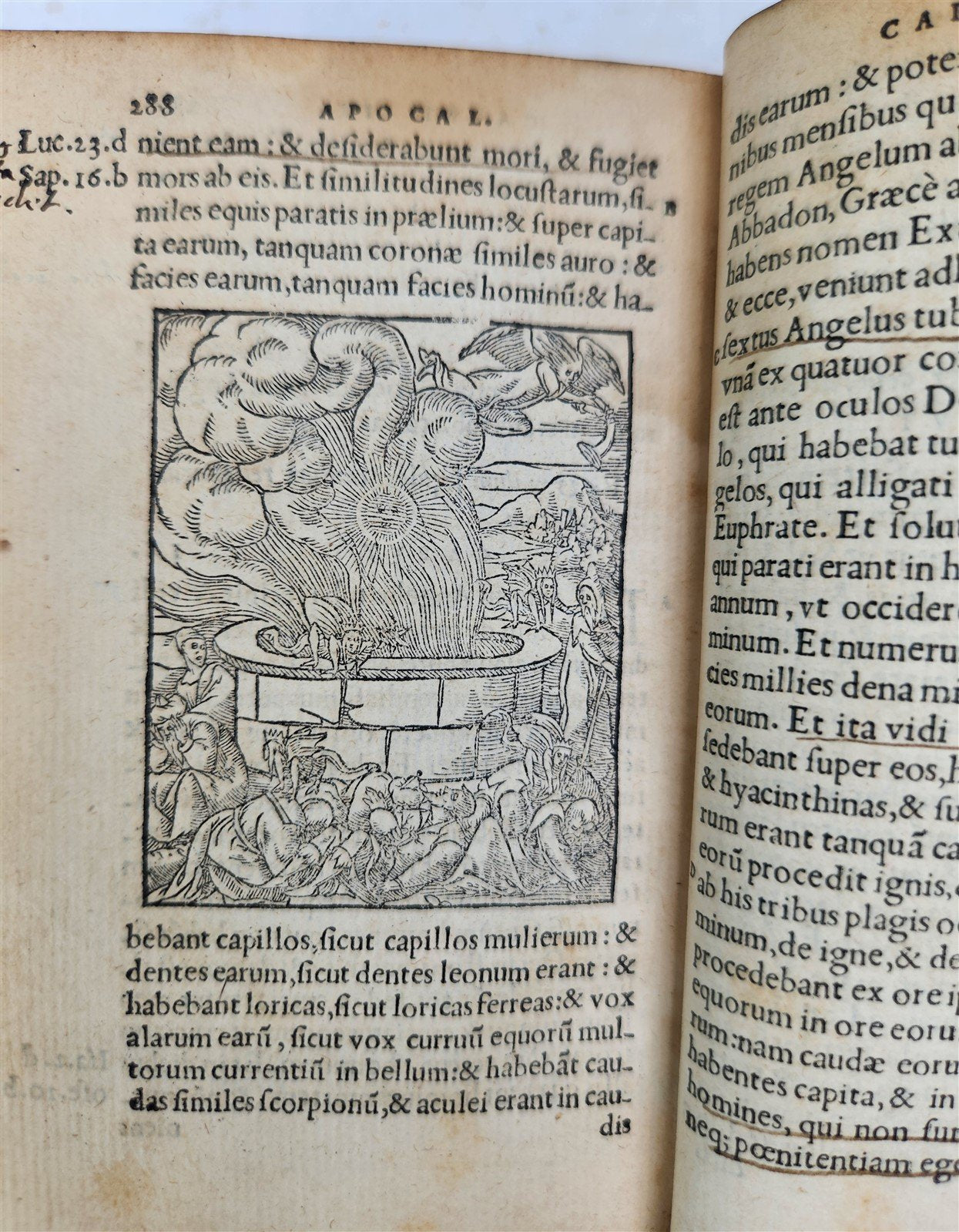 1548 BIBLE in LATIN FULLY ILLUSTRATED antique RARE pocket size NEW TESTAMENT