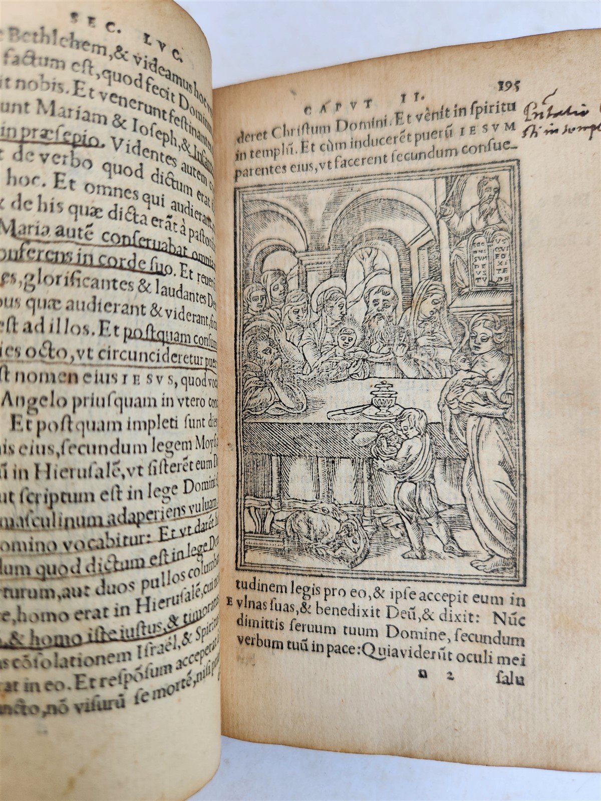 1548 BIBLE in LATIN FULLY ILLUSTRATED antique RARE pocket size NEW TESTAMENT