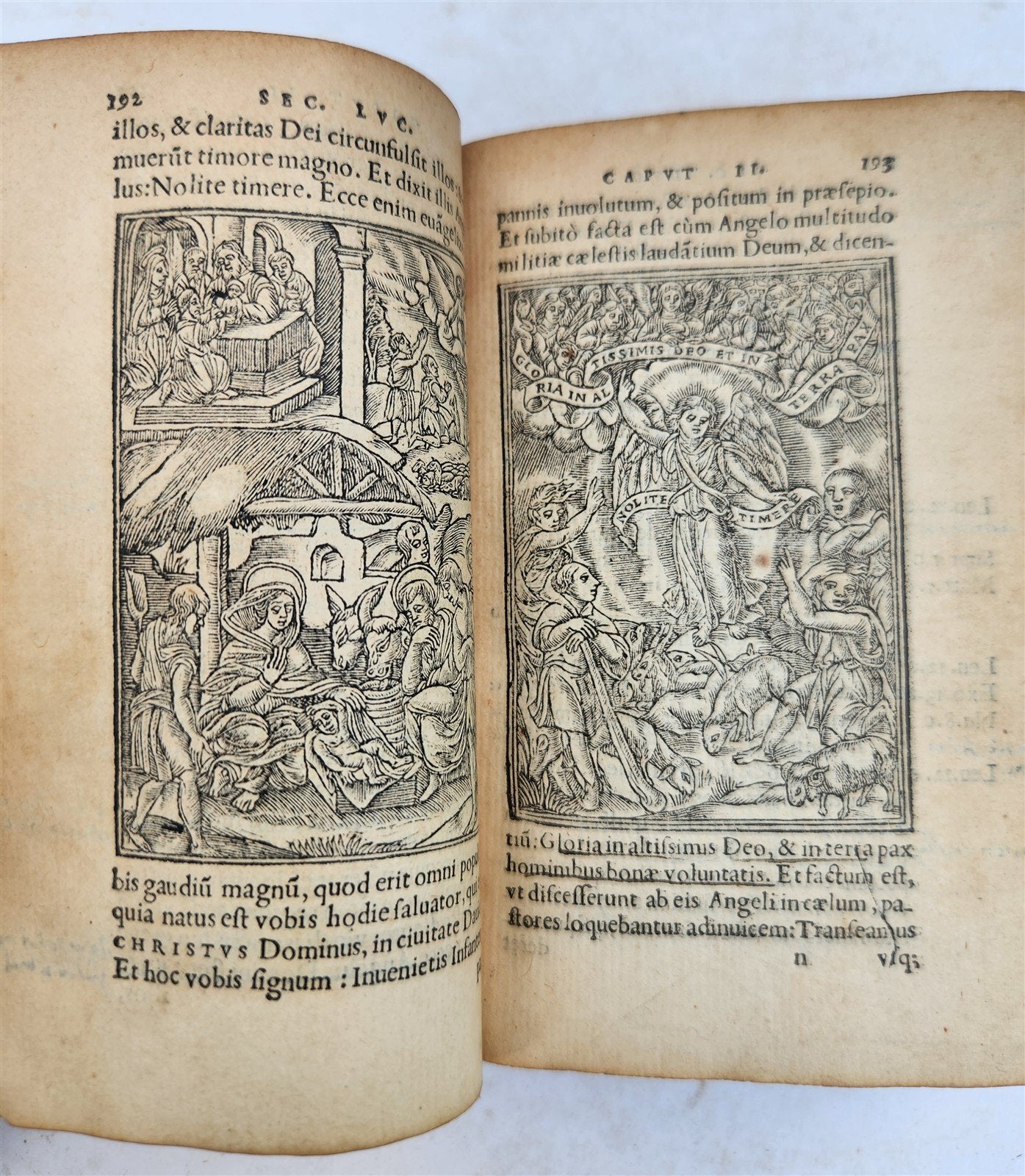 1548 BIBLE in LATIN FULLY ILLUSTRATED antique RARE pocket size NEW TESTAMENT