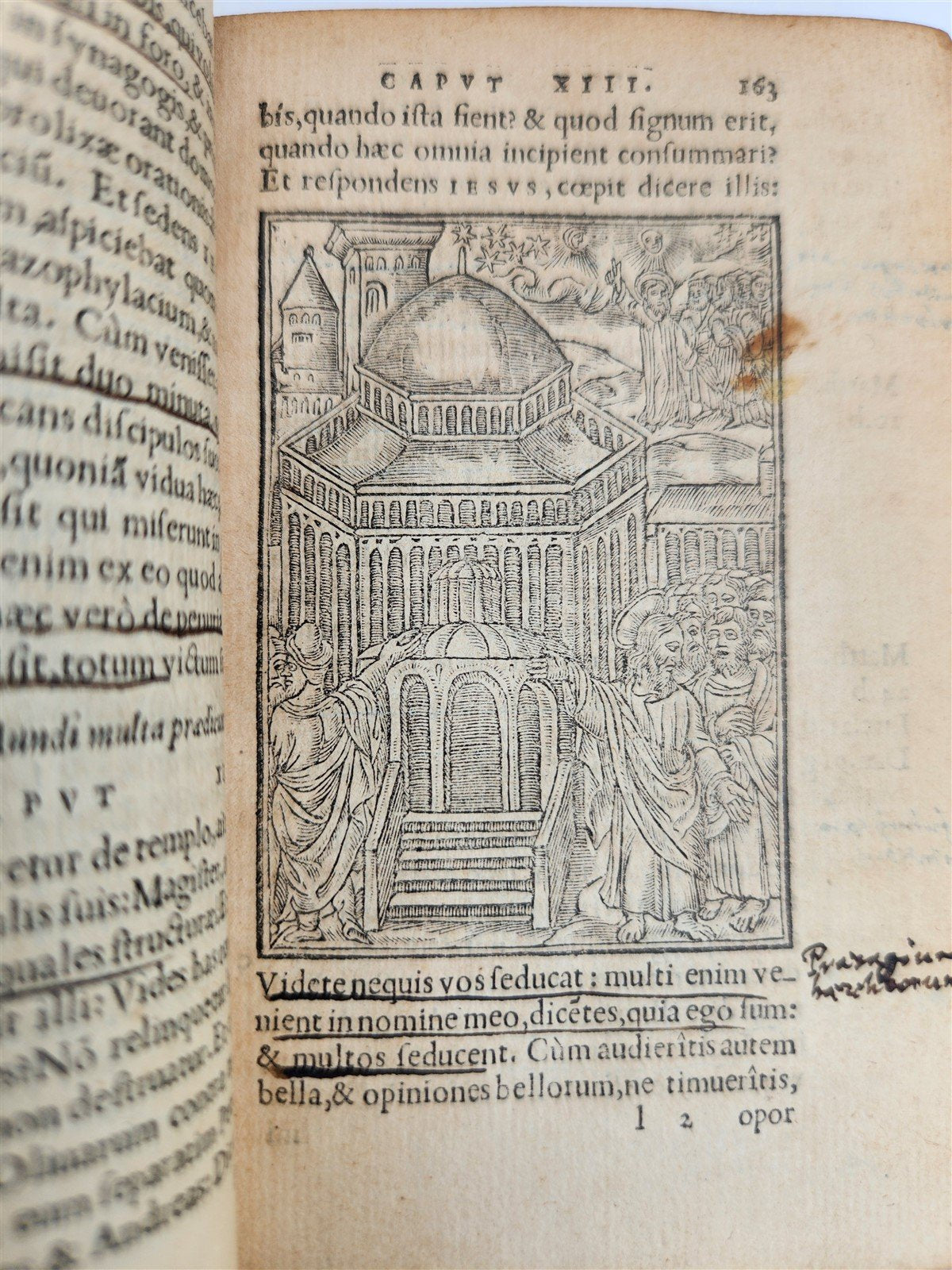 1548 BIBLE in LATIN FULLY ILLUSTRATED antique RARE pocket size NEW TESTAMENT