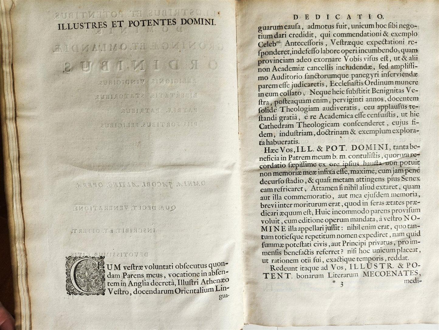1685 5 VELLUM BOUND FOLIOS antique analytica practica problematica & philologica